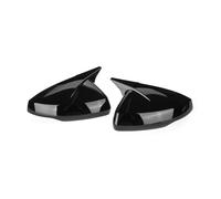 Calotte Specchietti Copertura per specchietto retrovisore laterale per auto per VW per Polo 6 MK6 per GTI 2018-2021 Custodia per accessori Copri Specchietti(Nero lucido)