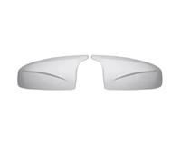 Calotte Specchietti Esterni Copri Specchietti Retrovisori In Fibra Di Carbonio Nero Brillante Per BMW Per X5 Per E70 Per X6 Per E71 2008 2009 2010-2013(Bianco)