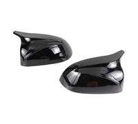 Calotte Specchietti Esterni Per BMW Per X3 G01 Per X4 G02 Per X5 G05 Per X6 G06 Per X7 G07 2018-2023 Nero Copertura Dello Specchio Retrovisore Per X3M Look(Black-2pcs)