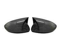 Calotte specchietti esterni Per Megane 4 Per IV 2016-2021 Copertura Per Specchietto Retrovisore Accessori Auto Tuning Auto Sport Bat RS Copertura Specchietto(Carbon fiber pattern)