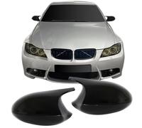 Calotte specchietti nero lucido - Compatibile con BMW 3er E90/E91, 2005-2008,