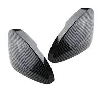 Calotte Specchietti Per VW Per T-ROC Per TROC 2018 2019 2020 2021 2022 2023 2PCS Car Rear View Copertura Dello Specchio Specchietto Retrovisore Finiture Guscio Specchietto (Misurare : Nero)