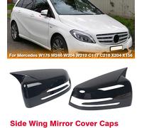 CALOTTE SPECCHIETTO RETROVISORE NERO PER MERCEDES W204 W176 W212 W221 W246 X156