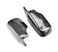 Calotte Specchietto Retrovisore Per M4 Sport Style Car Side Rear View Mirror Cover Shell Replacement Carbon Fiber Look Per BMW Per E46 Per E39 1998-2005 4 Porte(Fibra di carbonio)