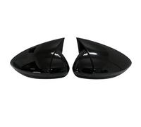 Calotte Specchio 2X Per FIAT Per TIPO Per EGEA 2015-2022 Corno Ala Laterale Copertura Specchio Caps Copertura Specchio Retrovisore Borsette Caso Trim Aggiungere Su Calotte Specchietti Auto(Glossy Blac