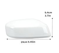 Calotte Specchio Accessori Auto Porta Laterale Ala Specchietto Retrovisore Tappo Copertura Custodia Per City 2009 2010 2011 2012 2013 2014 Calotta Retrovisore(BIANCO,Giusto)