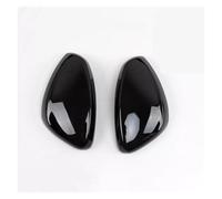 Calotte Specchio Compatibile Per Citroen Per C3 2020-2023 Coppia Copri Specchietti Laterali Alettone Rivestimento Esterno Portiera Copri Specchietto Retrovisore(Glossy Black)