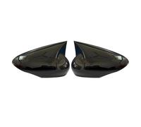 Calotte Specchio Compatibile Per Ford Fiesta MK7 2009-2018 Copri Specchietti Laterali Copri Custodia copri specchietto retrovisore(Glossy Black)