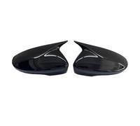 Calotte Specchio Compatibile Per VW Per Scirocco MK3 2010-2013 Specchietto Retrovisore Laterale Per Auto Tappi Aggiuntivi Strumenti Copri Specchietto Retrovisore(Glossy Balck)