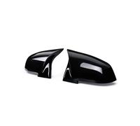Calotte Specchio Copertura Specchietto Retrovisore Auto Fibra Carbonio Per Serie 1 2 3 4 F20 F30 F31 F32 F36 320i 328i 330d 335i 2012-UP Copri Specchietto(Bright black)
