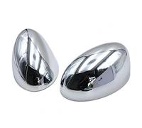 Calotte Specchio,Copertura Specchio 2 pezzi specchietto retrovisore coperchio cappuccio in argento carbonio in forma di uso adatto Uso per BMW MINI R50- One/Cooper 2001-2006