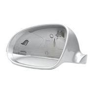 Calotte Specchio,Copertura Specchio Copertura Specchietto Retrovisore Laterale, Uso adatto per VW Golf 5 / Jetta MK5(Silver Left)