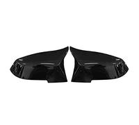 Calotte Specchio,Copertura Specchio Coppia Gloss Black Side Car Specchio retrovisore cappuccio del tappo uso adatto Uso per BMW F20 F21 F22 F30 F32 F36 F87 X1 M3(Gloss Black)