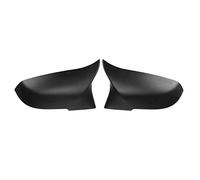 Calotte Specchio,Copertura Specchio Coppia Gloss Black Side Car Specchio retrovisore cappuccio del tappo uso adatto Uso per BMW F20 F21 F22 F30 F32 F36 F87 X1 M3(Matte Black)