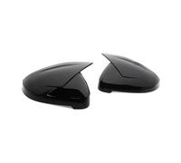 Calotte Specchio Per A5 S5 RS5 A4 S4 RS4 B9 Copertura Specchietto Retrovisore Laterale Di Ricambio Tappo Ala Custodia Per Vista Posteriore Tappi retrovisore(Glossy BLK)