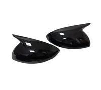 Calotte Specchio Per Dacia Per Sandero 2021-2024 Copertura retrovisore laterale auto Tappo ala Porta esterna Custodia vista posteriore Copri Specchietto(Gloss Black)