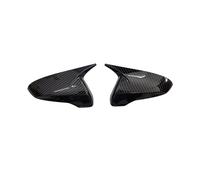 Calotte Specchio Per H& Per Veloster 2018-2023 Copertura Specchietto Retrovisore Laterale Tappo Ala Porta Esterna Custodia Vista Posteriore(Carbon)