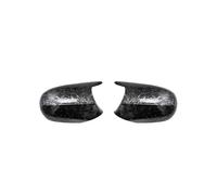 Calotte Specchio Per M3 Stile E90 E91 E81 E82 E87 E88 Per 1 Serie 3 E92 E93 Per M Tappo Copertura Specchio Dell'automobile Nero Fibra Carbonio Sguardo Posteriore(Forged Carbon Look 2)