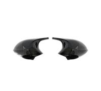 Calotte Specchio Per M3 Stile E90 E91 E81 E82 E87 E88 Per 1 Serie 3 E92 E93 Per M Tappo Copertura Specchio Dell'automobile Nero Fibra Carbonio Sguardo Posteriore(ABS Black)