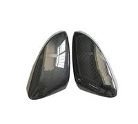 Calotte Specchio Per Per TROC Per T-ROC 2018-2023 2022 Car Rear View Mirror Coperture protezione Adesivi specchietti retrovisori ABS Accessori lo styling(Carbon Fibre)