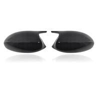Calotte Specchio Retrovisore 2xCopertura Specchietto E90 Porta Laterale Auto Copertura Specchietto Retrovisore Laterale Per B&MW E90 E91 2005-2007 Per E92 E93 2006-2009 Per E80 HGNMPGVVTZ(ABS Black-B)