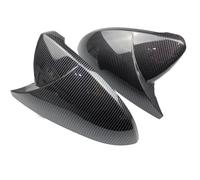 Calottina Mostrina Tappo Specchietto Lato Per VW Per Golf Per MK7 Per 7.5 Per GTI Per 7R Coprispecchietti Coprispecchietto Retrovisore Laterale(Carbon Look Black)