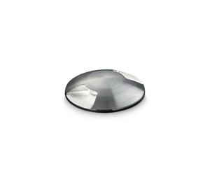 Calpestabile Moderno Rocket Alluminio Cromo 1 Luce 2W 3000K Luce Calda