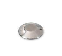 Calpestabile Moderno Rocket Alluminio Cromo 1 Luce 3,5W 3000K Luce Calda [EEK: A++]
