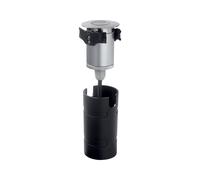 Calpestabile Moderno Rocket Mini Alluminio Cromo 1 Luce 2W 4000K Luce Naturale [EEK: A++]