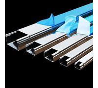 calpestabile passacavi Copertura Per Cavi Da Pavimento In Metallo, Larghezza 20 25 30 40 50 100 Mm Trogolo Invisibile Decorativo Argento, Copertura Per Cavi Per(L 150cm x W 2cm x H 1cm)