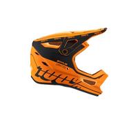 Caltec 100 status orange black full face helmet