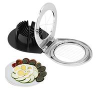 Calter uova Strumento di taglio delle uova Multifunzionale Gadget in acciaio inossidabile in acciaio inossidabile Design per cuocere domestici chef professionisti argento 11 x 9,5