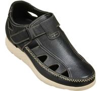 CALTO Uomo Invisibile 2.8 " Altezza Migliorando Ascensore Pescatore Sandalo W/