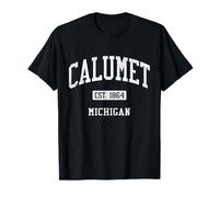 Calumet Michigan Mi JS04 Vintage Sport Atletici Maglietta