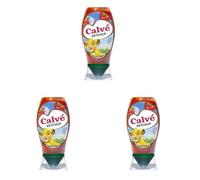 Calvé Ketchup Light Disney, Formato 430 ml, Ketchup Light con Stevia*, Contiene il 50% in Meno di Zuccheri, Senza Glutine, Senza Conservanti e Senza Coloranti, Vegano (Confezione da 3)