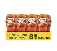 Calvé Salsa Agrodolce, 8 Pezzi in Top Down 250ml, dolcezza e vivacità | Ideale con fritti, finger food, nuggets, gamberi in tempura e piatti etnici. Senza glutine, senza coloranti. Vegano.