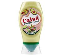 Calvé, Salsa Avocado e Lime, Formato 250 ml, Salsa a Base di Avocado e Lime, Ideale per Pokè, Tacos, Nachos e Hamburger Vegetali, Senza Conservanti, Senza Glutine, Vegano, Bottiglia 100% Riciclata