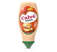 Calvé Salsa Burger, Formato 430 ml, Salsa Extragusto con Maionese, Senape, Cipolla e Salsa Worcestershire, Ideale per Sandwich e Burger, Bottiglia 100% riciclata