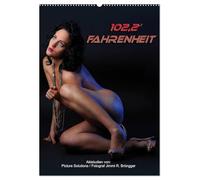 CALVENDO - 102,2° Fahrenheit - Studi di documenti (calendario da parete 2027 DIN A2 alto), calendario mensile: belle donne nel loro vestito più naturale!