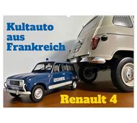 CALVENDO - Auto cult dalla Francia - Renault 4 (calendario da parete 2027 DIN A2 orizzontale), calendario mensile: la Renault 4, dall'auto quotidiana al popolare classico