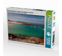CALVENDO- bay Greve Blanche in Tregastel in Bretagna, Puzzle Fotografico Francia di Mueringer Christian, 1000 Pezzi, Colore Bianco, Teile, 4059478859418