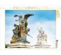 CALVENDO Carmen Steiner - Puzzle a forma di statua sul Vittoriano a Roma, 1000 pezzi, dimensioni 64 x 48 cm
