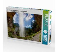 CALVENDO Christa Kramer - Puzzle a forma di cascata di Johannes nel sole puro 1000 pezzi, dimensioni 64 x 48 cm