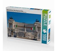 CALVENDO Gunter Kirsch - Puzzle a forma di monumento nazionale Viktor Emmanuel II.Roma, 1000 pezzi, dimensioni 64 x 48 cm