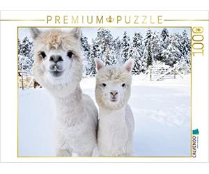 CALVENDO Heidi Rentschler - Puzzle a forma di alpaca, 1000 pezzi, dimensioni 64 x 48 cm