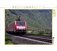 CALVENDO Jan Van Dyk Puzzle 189 045 e sorella con treno a Winningen, 1000 pezzi, dimensioni 64 x 48 cm