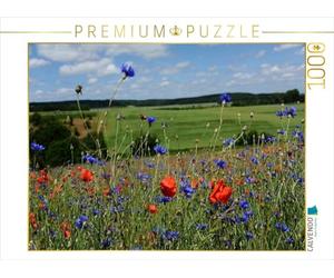 CALVENDO Jürgen Schäpers - Puzzle con papavero rosso, 1000 pezzi, dimensioni 64 x 48 cm