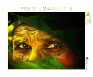 CALVENDO Liselotte Brunner-Klaus - Puzzle con occhi della giungla nella foresta pluviale, 1000 pezzi, dimensioni 64 x 48 cm
