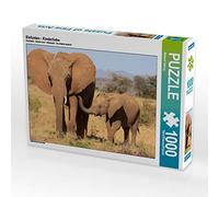 CALVENDO Michael Herzog - Puzzle a forma di elefante, 1000 pezzi, dimensioni 64 x 48 cm