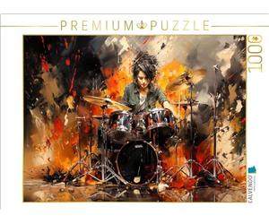 CALVENDO Puzzle a percussione, la caratteristica del tamburo si risveglia in questa splendida rappresentazione | 1000 pezzi Lege-Dimensioni 64 x 48 cm puzzle fotografico per ore felici